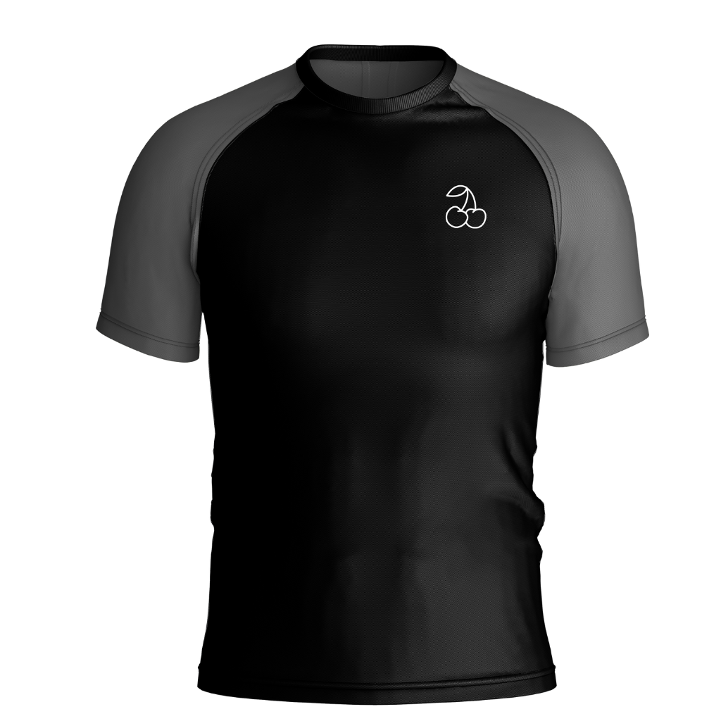 Padel Ranglan Black T-Shirt