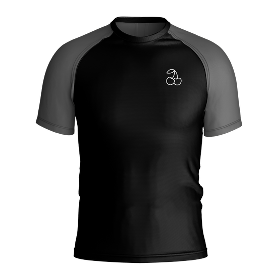 Padel Ranglan Black T-Shirt