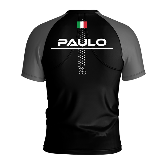 Padel Ranglan Black T-Shirt